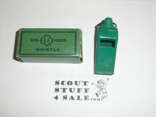 1950's Official Girl Scout Whistle, new in box