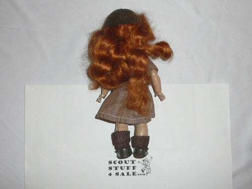 1950’s Terri Lee Brownie Girl Scout Ginger Doll, 7.5" tall