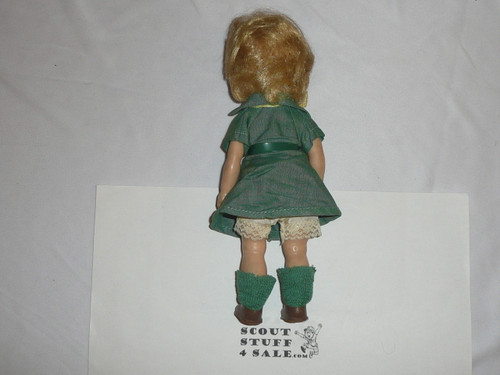 Effanbee Girl Scout 8" Doll from 1965, Blonde hair