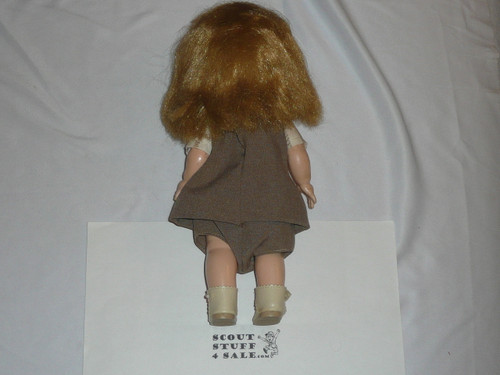 Early Brownie Girl Scout 11" Doll, F-B Copyright