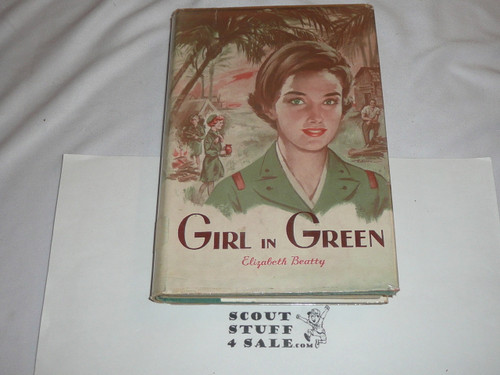 1962 Girl in Green, Girl Scout, with dust jacket