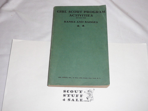1938 Girl Scout Programs and Activities, Ranks and Badges