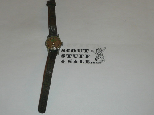 Vintage Girl Scout Nedana Wrist Watch, used, HC13