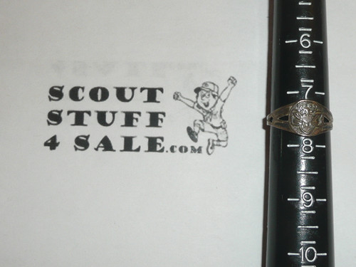 Girl Scout Ring, 1930's, SILVER, HC26