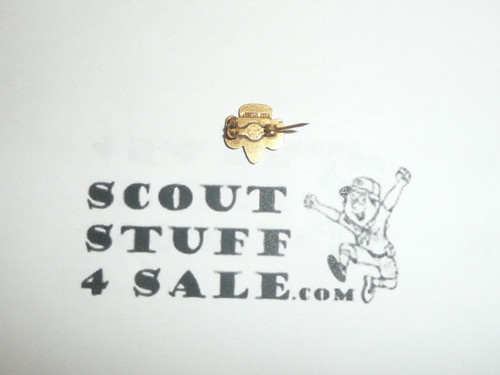 Girl Scout Lapel Pin, gold filled, HC37