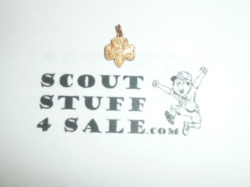 Girl Scout Charm, gold, HC38