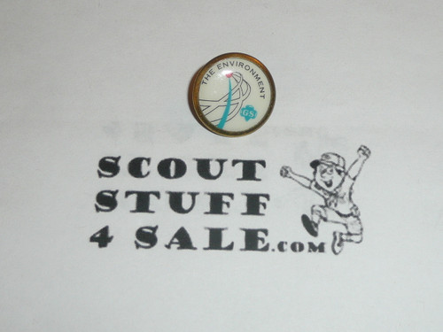 1970's Girl Scout Challenge of The Environment Pin