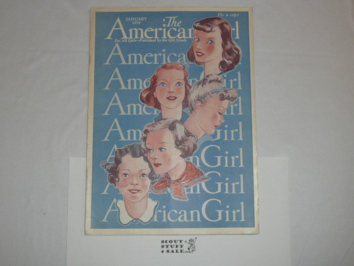 American Girl Magazine, Girl Scout, January 1939