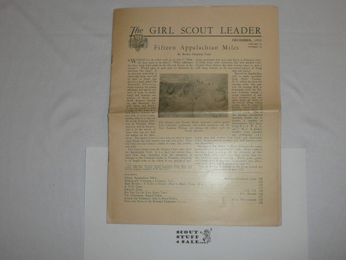 Girl Scout Leader Magazine, December 1933