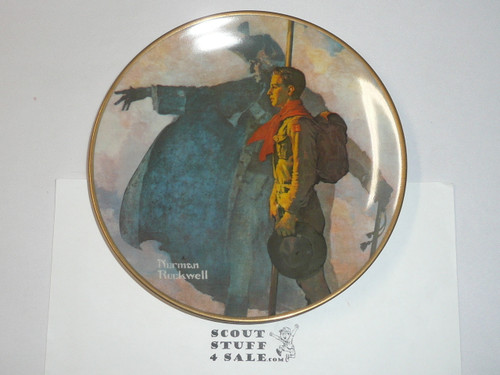 Gorham Norman Rockwell "A Scout is Loyal", 8.5" Decorative China Plate