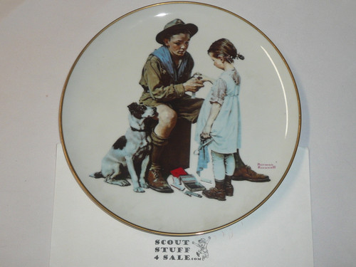 Grossman Designs Norman Rockwell "The Young Doctor" 1979, 10.5" Decorative China Plate