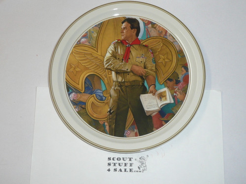 Villeroy & Boch Joseph Csatari "The Scoutmaster" 1990, 9" Decorative China Plate