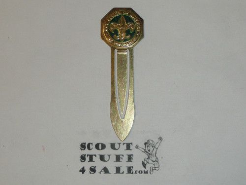 1960's Boy Scout Brass Bookmark