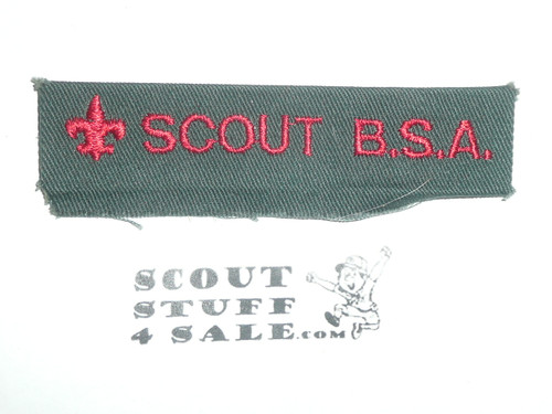 Program Strip - Explorer Green, Scout B.S.A.