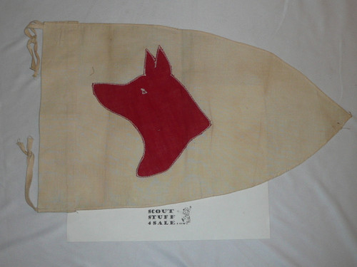 Early Wolf Patrol Flag, lite use