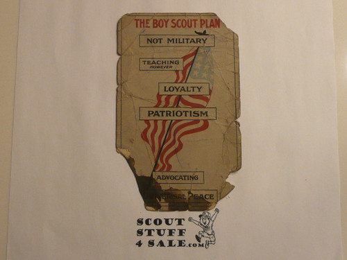 1914 Boy Scout Membership Card, ULTRA RARE First issue card, worn condition, BSMC235