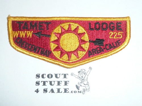 Order of the Arrow Lodge #225 Tamet s4a Flap Patch
