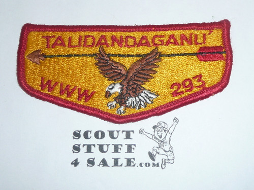 Order of the Arrow Lodge #293 Talidandaganu s2 Flap Patch
