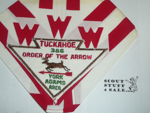 Order of the Arrow Lodge #386 Tuckahoe P1a Pie on Neckerchief - Boy Scout