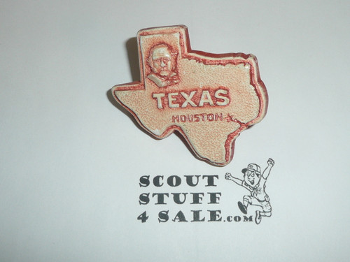 Texas Plaster Neckerchief Slide, Sold at Philmont