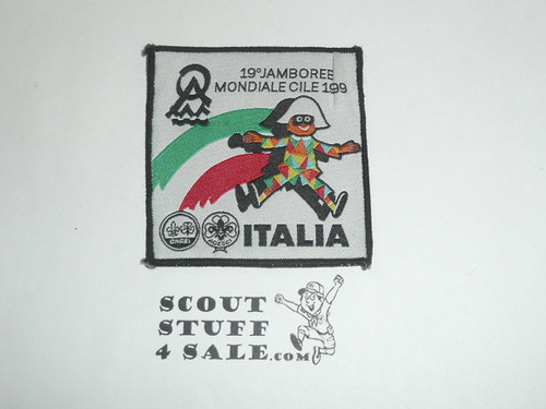 1999 Boy Scout World Jamboree Italy Contingent Patch