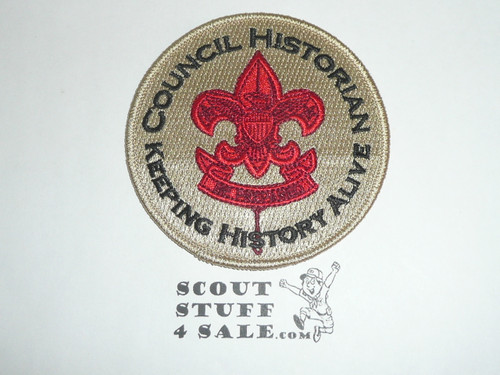 Council Historian Position Patch, Keeping History Alive