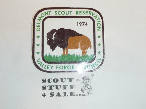 Delmont Scout Reservation Sticker, Valley Forge Council