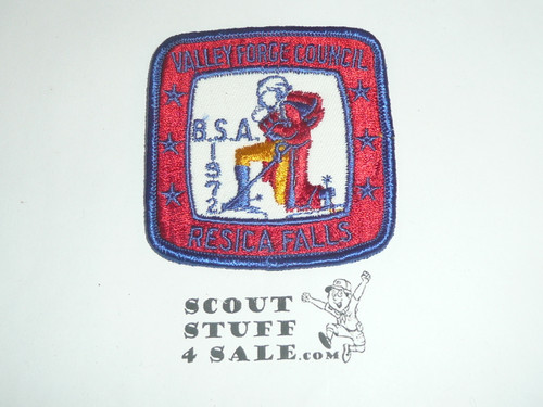 Resica Falls Scout Reservation Patch, Valley Forge Council, 1972