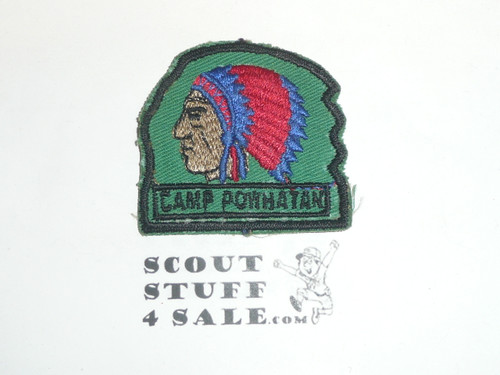 Camp Powhatan c/e twill Patch