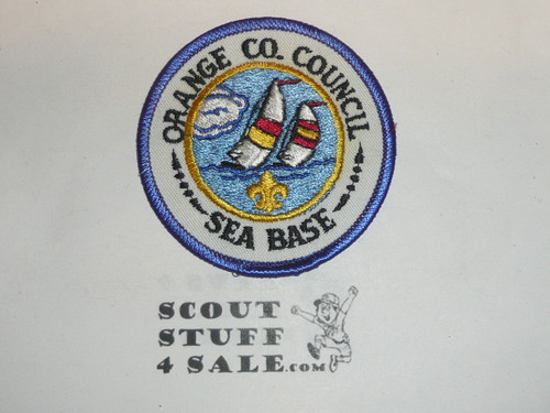 Newport Sea Base Patch, Orange County Council, lt. blue bdr