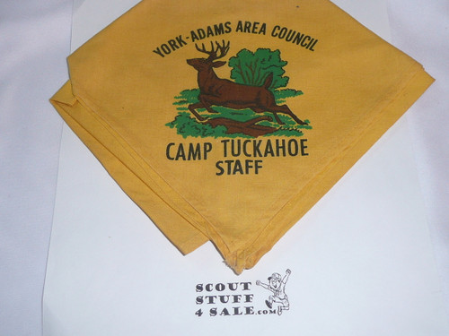Camp Tuckahoe Staff Neckerchief, Yellow
