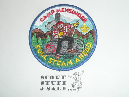 Camp John Mensinger Patch, Greater Yosemite Council, 2017