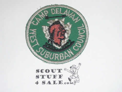 Camp Delavan c/e twill Patch, West Suburban Council