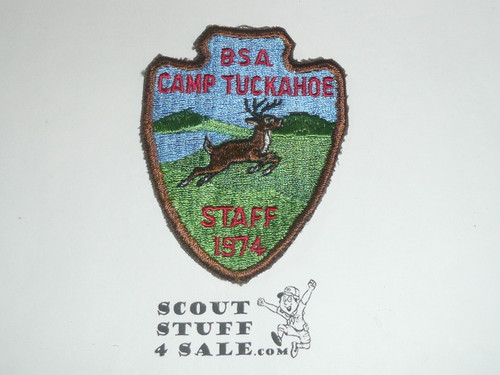 Camp Tuckahoe STAFF Patch, York-Adams Area Council, 1974