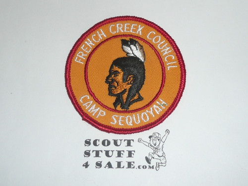 Camp Sequoyah Patch, French Creek Council, early 1970's