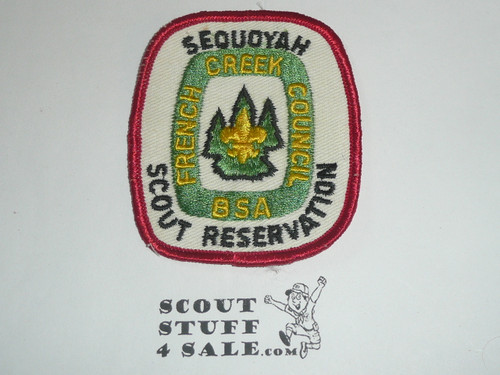 Sequoyah Scout Reservation Patch, French Creek Council, early 1970s