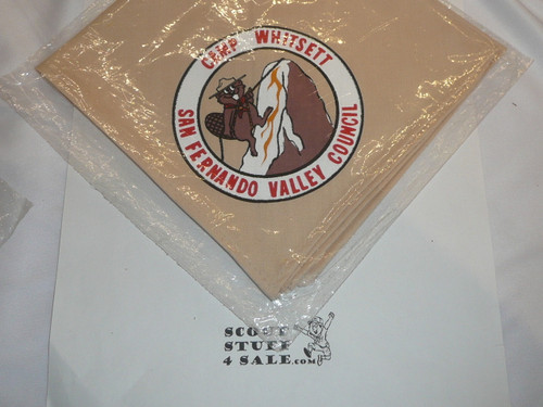 1971 Camp Whitsett Neckerchief, San Fernando Valley Council