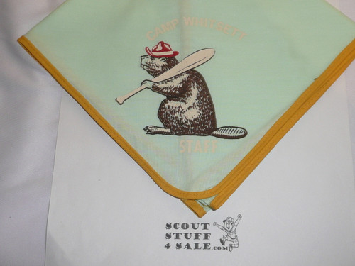 1973 Camp Whitsett STAFF Neckerchief, Great Western Council