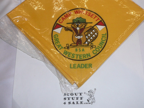 1972-1973 Camp Whitsett Leader Neckerchief, Great Western Council