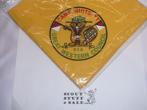 1972-1973 Camp Whitsett Neckerchief, Great Western Council