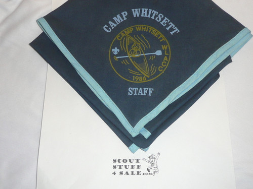 1986 Camp Whitsett STAFF Neckerchief, Western Los Angeles County Council