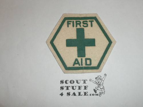 San Fernando Valley Council 1950 Camporeno First Aid Felt Patch