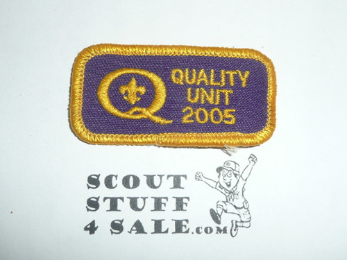 Quality Unit Patch, 2005