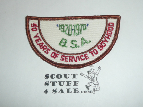Santa Clara County Council 1970 50th Anniversary patch
