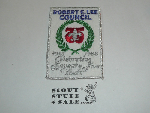 Robert E. Lee Council Patch (CP), Council 75th Anniversary