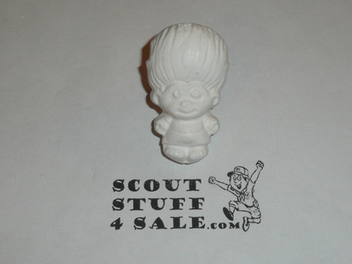 Troll Plaster Neckerchief Slide, unpainted, Great for Cub or Boy Scout Project