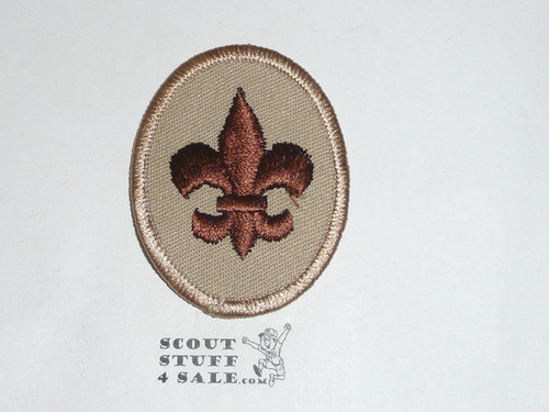 Scout Rank Patch - 1989-current - Type 2, sewn