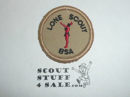 Lone Scout Program Patch, Tan bdr