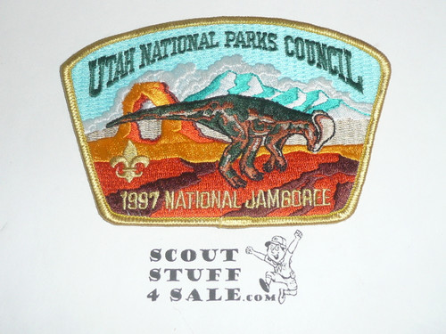 1997 National Jamboree JSP -Utah National Parks Council, tan bdr