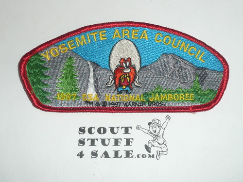 1997 National Jamboree JSP - Yosemite Area Council, red bdr